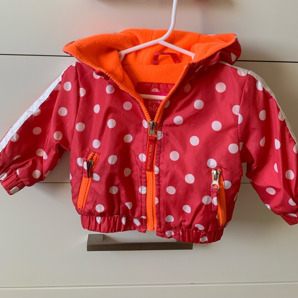 Lot of 2 girls jackets 6-9 months Tommy Hilfiger
